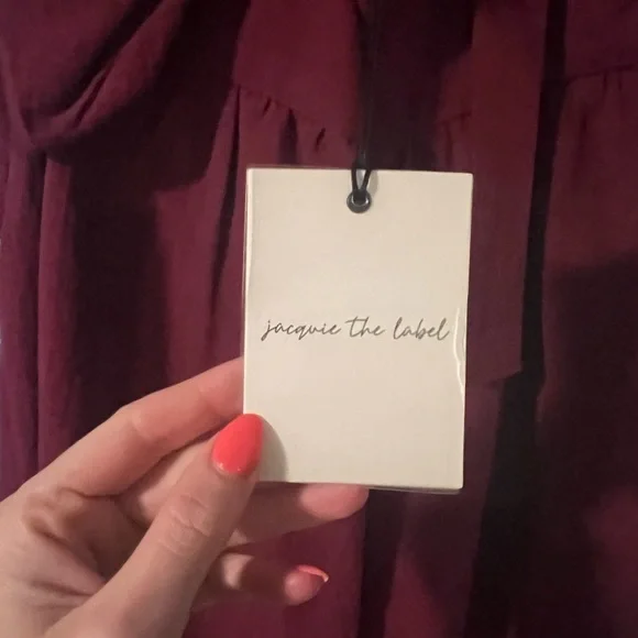 Jacquie the label new with tags Maroon dress. - Picture 3 of 6